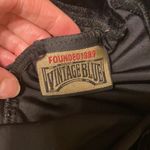 Vintage Blue 90d black velvet maxi skirt, size XL Photo 1