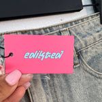 Edikted  Light Blue Denim Mini Skirt Photo 4