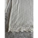 Vintage Jay Jacobs 100% Cotton Crochet‎ Sweater Women's Size M Made in USA White Size M Photo 1