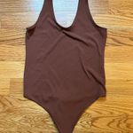 Abercrombie & Fitch brown ribbed thong back bodysuit size XL Photo 0