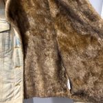 Marvin Richards VINTAGE  Jacket Medium‎ Denim Faux Fur Lined Coat Distressed Photo 4