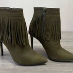 ALDO Olive Fringe Heeled Boots Photo 0
