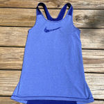 Nike  Pro Dri-Fit Racerback Blue Tank Top Small Photo 0