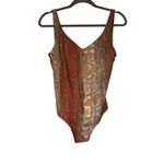 Zingara Sienna Collection Tropical Print One Piece Swimsuit, Sz 10 Photo 2