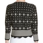 Ted Baker London WMK-DENNISA Star Knit Cardigan Sweater Size 3 (US 8 Photo 1
