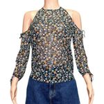 Veronica Beard  Flynn Silk Bow Blouse, Black Multi, 2 (US) Photo 6