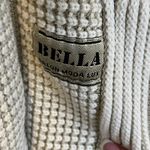 Vintage 90s Bella Salon Moda Lux Soft Cable Knit Full Zip Sweater Size M Photo 1