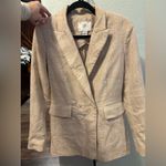 House of Harlow 1960 Blazer/Jacket sz Small Excellent condition beautiful browns Tan Photo 4