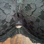 PINK - Victoria's Secret PINK VICTORIA’S SECRET Date Racerback black lace bra, size 36D Photo 6