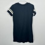 Nike Women's Navy Short Sleeve T-Shirt Dress Varsity Stripes Logo Size M Sporty Photo 7