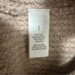 Aerie  V-Neck Hoodie Pullover Sweater Oversized Fit Tan Women's Size Small Photo 5