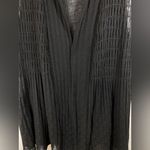 Coldwater Creek  Women’s Plus 1XL 16/18 Black Textured Open Knit Sleeveless Vest Photo 5