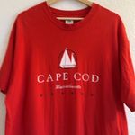 Fruit of the Loom Cape Cod vintage Red crew neck T-Shirt Photo 2