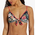 Johnny Was floral tie front Floral Bikini Top NEW Photo 2