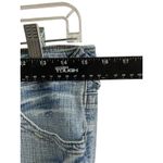 Bongo Vintage Y2K  Jeans Juniors 13 Flare Pockets Low Rise Distressed 2000s Photo 2