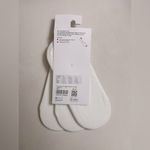 Lululemon Daily Stride NWT White No-Show. 3 pack Socks Size M Black Wordmark Photo 3