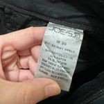 joe's jeans | Women's Jet Black High Rise Skinny Ankle Shine Coated Jeans, 30 Photo 6