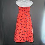 Free People FP Sunshine Of Your Love Strapless Parrot Bird Dress Womens Small 6 Photo 7