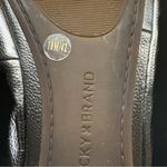 Lucky Brand Women’s Silver Light Gold Ballet Flat Shoes‎ Sz 10 Minimalist Quiet Luxury Comfy Photo 4
