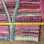Wild Fable Women's Open Front Cropped Cardigan Multicolor SZ XL Colorful Artsy Photo 4