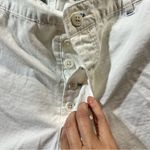 Gap Women’s White 100% Cotton Straight Leg Cargo Utility Pants Size 12 EUC Photo 2