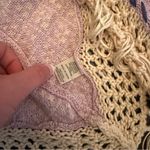 Free People Light purple and cream colored boho sweater from Buckle Photo 1