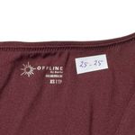 Offline by Aerie Red Brown Real Me Crop Tank Top w/ Support Women Size XS | 25 Photo 3