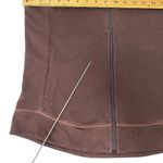 Patagonia Brown Womens Large FullZip Hoodie Sweater Jacket Pocket Organic Cotton Photo 10