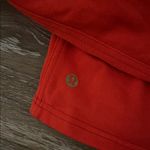 Lululemon  Logo Red Cropped Crewneck Photo 3