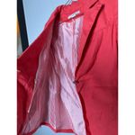 Veronica Beard  Melon Red Linen Blend Sedgwick Dicky Jacket Blazer Size 2 Photo 10