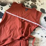 Eileen Fisher  Deep Pekoe Washable Crepe Wrap Front Jumpsuit Size XS Photo 8