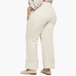 NYDJ NWT  Teresa Deep Cuff Wide Leg Jeans IN COLOR White Creek Photo 4