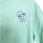 O'Neill Aqua Blue Short Sleeve Retro Graphic Ocean Print Tee Size Medium Photo 3