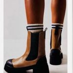 Free People Maren Mid Chelsea Boots Size 38.5. Sh5 Photo 2