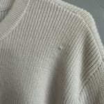 Tory Burch  Ivory Ashley Ribbed Ruffle-Sleeve Sweater Size M Wool Blend $348 MSRP Photo 6
