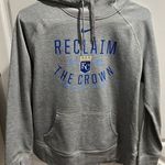Nike Therma Fit Grey Kansas City KC Royals Reclaim the Crown Hoodie Size L EUC Photo 0