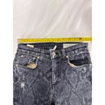 Rag and Bone  Cate Mid-Rise Ankle Skinny Jeans‎ Grey Snake Print Distressed 24 Photo 7