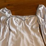 BOSKEMPER Puff Sleeve Mini‎ Dress White Size M Photo 2