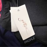 Profile by Gottex Blue & Pink Shirred Ruffle Sweetheart Swim Tankini Top 18W NEW Photo 7