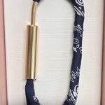 Serefina | Navy Bandana Boho Bag Charm Blue Photo 0