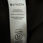 Athleta High Waist Paperbag Tie Waist Shorts Olive Green Women Size 4 Photo 8