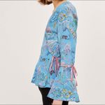 Topshop Magical Leopard Print Wrap Blouse Photo 6