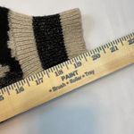 Nine West Camouflage Sparkle V Neck Sweater Womens Size L Neutral Metallic Photo 7