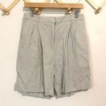 Rachel Zoe Tan Linen Blend High Waist Shorts size 10 Photo 0