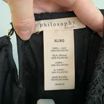 Philosophy  black lace‎ top size XL Photo 1
