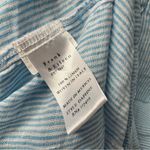 Frank & Eileen Daphne Sleeveless Polo Midi Dress Linen Blue Stripe Medium Photo 11