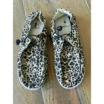 Corky's Kayak Leopard Slip On Women's Boat Shoe, size 8 Brown Photo 1