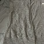 Mango Poncho Sweater Gray Size Medium Photo 7