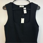 Babaton NWT  Aritzia Black Mendieta Sculpt Knit Bodycon Mini Dress Size Large Photo 2