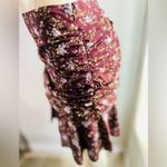 Veronica Beard  Silk Taras Merlot Multi Floral Mini Skirt 8 Photo 9